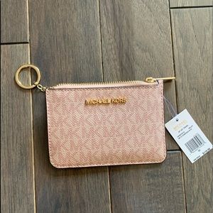 Michael Kors SM Jet Set coin pouch ID card case